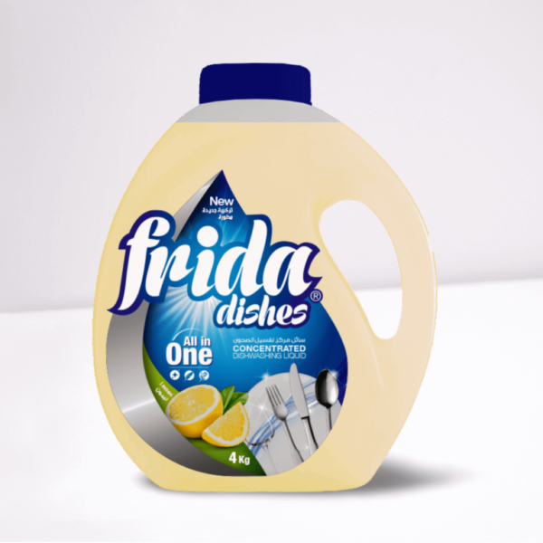 Frida - Dishwashing Liquid 4kg Limon X 4 st