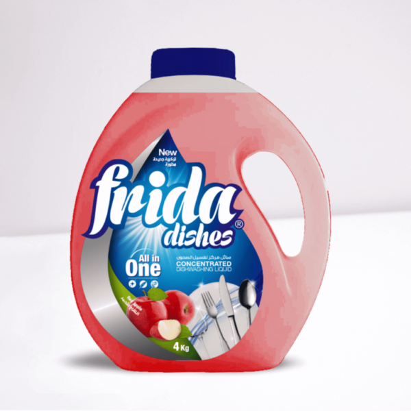 Frida - Dishwashing Liquid 4kg Red Apple X 4 st