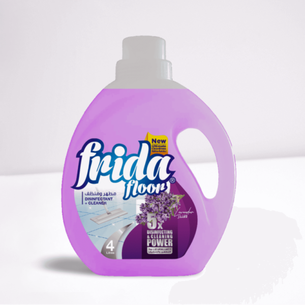 Frida - Floor Disinfectant & Cleaner 4L Lavender X 4 st