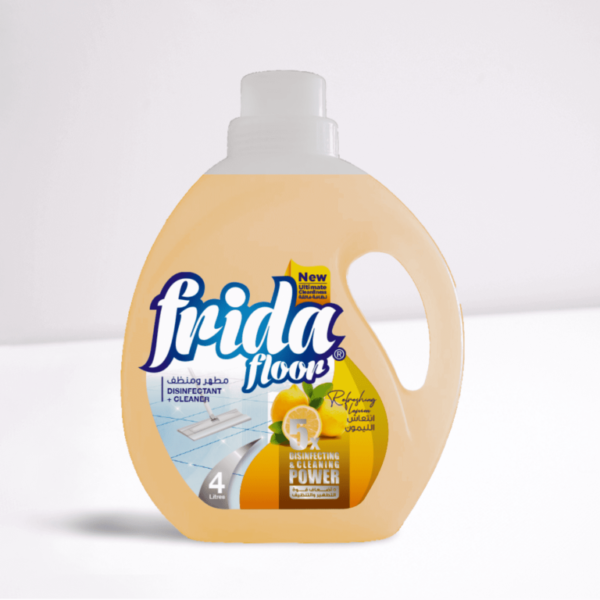 Frida - Floor Disinfectant & Cleaner 4L Lemon X 4 st