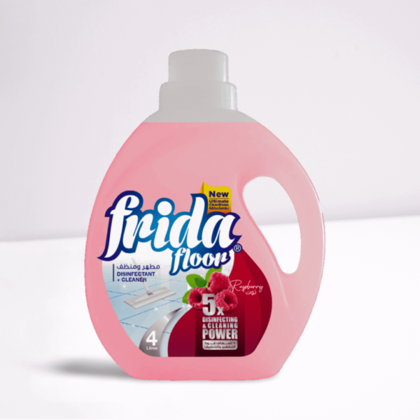 Frida - Floor Disinfectant & Cleaner 4L Raspberry X 4 st